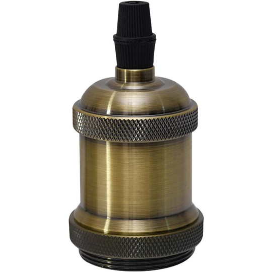 E27 Vintage Edison Bulb Socket Retro Pendant Light Lamp Holder Solid Ceramic Adapter Lamp Socket Bronze 1PCS