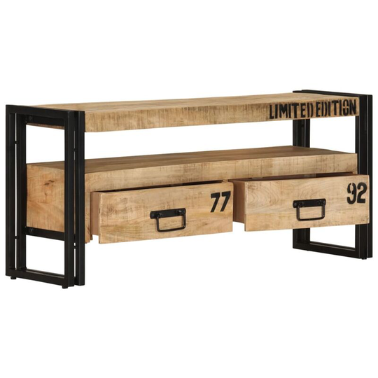 Vidaxl - tv Cabinet 100x30x45 cm Solid Mango Wood Brown