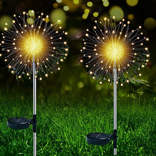 Aougo - Solar Lights Outdoor,150 led Solar Firework Lights, Solar Garden Lights, diy Solar Outdoor Firework Lights Waterproof Decoration for Lawn