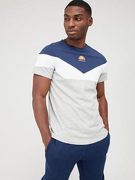 Ellesse Vapios Tee - Light Grey Marl, Light Grey Marl, Size Xs, Men