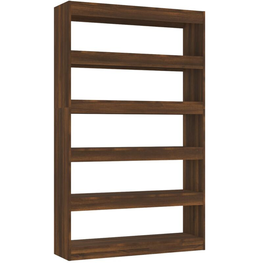 Book Cabinet/Room Divider Brown Oak 100x30x166 cm Vidaxl Brown
