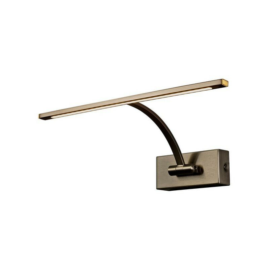 Luminosa Lighting - Small 1 Arm Wall Lamp, Picture Light, 1 x 6W led, 3000K, 470lm, Bronze