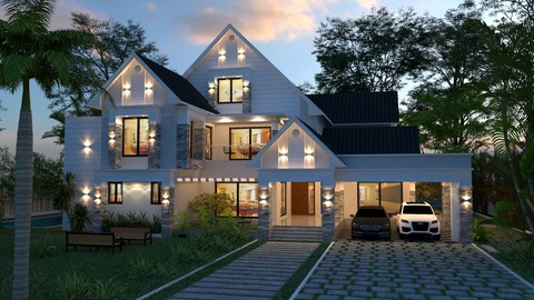 Learn Architectural Visualisation in Sketchup Using Vray 5