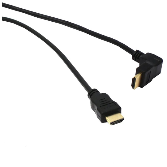 Bematik - hdmi Cable hdmi Type-A Male to hdmi-a male left angle 50cm