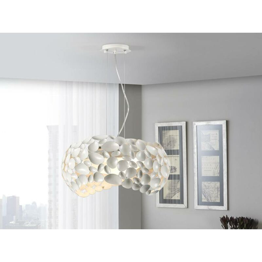 Schuller Lighting Uk - Schuller Narisa - 5 Light Ceiling Pendant Matt White, G9